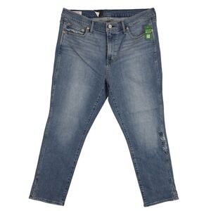 Gap Jeans Mens 33x16 Blue Vintage Slim Mid Rise Regular Fit Denim New Tags